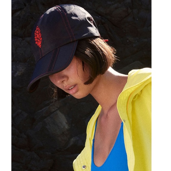 Free People Movement On The Run Packable Baseball Cap hat on black & red combo - Picture 1 of 9